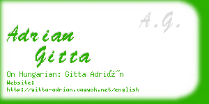 adrian gitta business card